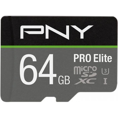 PNY microSDXC PRO Elite 64GB P-SDU64GV31100PRO-GE