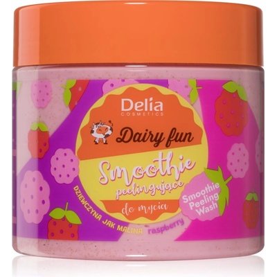 Delia Cosmetics Dairy Fun пилинг за тяло Raspberry 350 гр