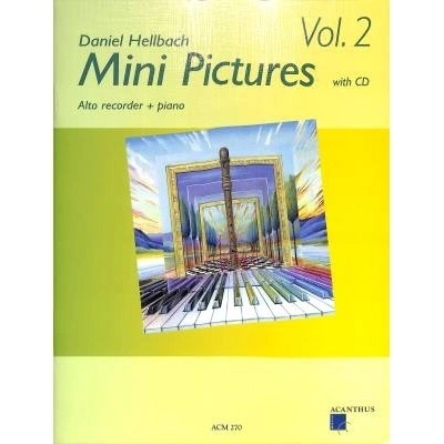 Mini Pictures Vol. 2 s CD pre altovú flautu a klavír od Daniel Hellbach