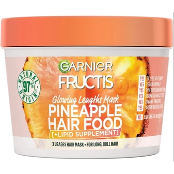 Image 1 of Garnier Fructis Hair Food Маска за коса с ананас, 390 ml