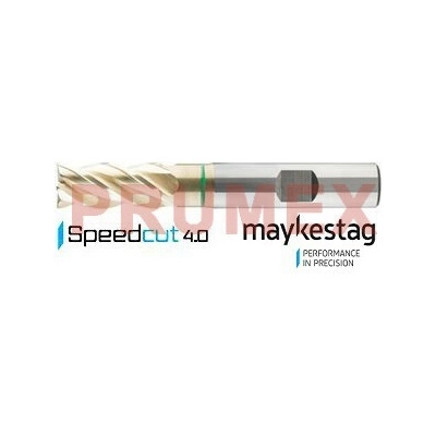 Fréza SK válcová čelní - SPEEDCUT 4.0 Uni, Z=4, 35°-39°, typ N, Weldon, MAYKESTAG, 8417008001 - 8x19