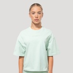 GymBeam Дамска овърсайз тениска Mochi Green XS