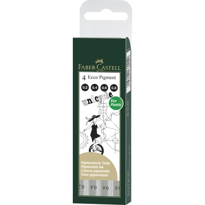 Faber-Castell 167004 Ecco Pigment 4 ks