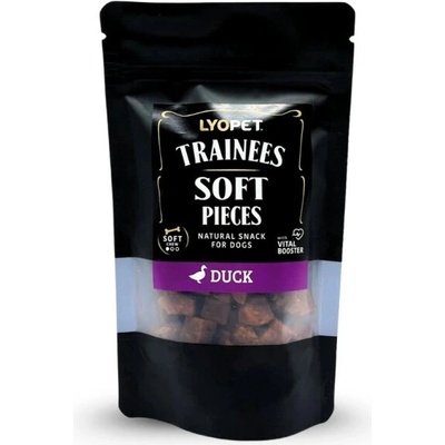 LYOPET Trainees Snack Soft Pieces Duck 100 g