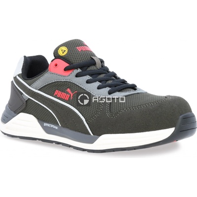 PUMA Frontside S1P ESD obuv hnědá