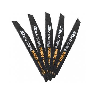 нож за къртене за саблени триони, 228 мм, 6 TPI, (5 бр. ) DT2308L (DT2308L)