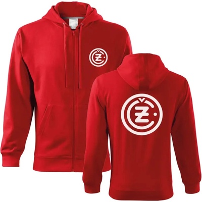 mikina ČZ Čezeta 2MZ červená bílá