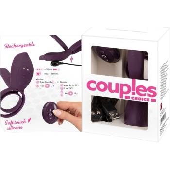 Couples Choice Multi-Function Couple's Vibrator Black