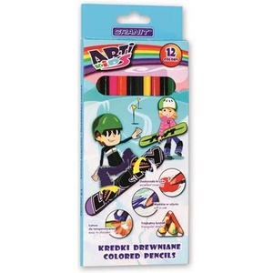 GRANIT Комплект цветни моливи, триъгълни, GRANIT "Arti Kids", 12 различни цвята KD2012P00 (KD2012P00)
