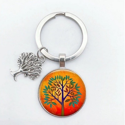 Přívěsek na klíče Life tree Oranžový strom