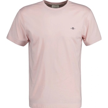 Gant tričko SLIM SHIELD SS T-SHIRT růžová