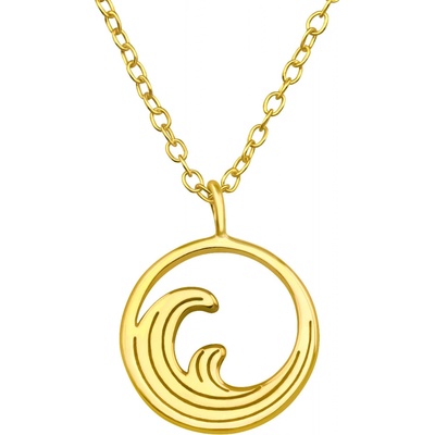 Bangles.cz Řetízek vlny gold 1976