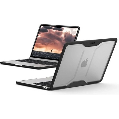 Urban UAG Plyo Case - Ochranné bydlení pro MacBook Air 13 2022 M2 Ice -Black