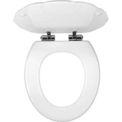 sedátko WC LYRA MUŠLE dřev., pomalu padající