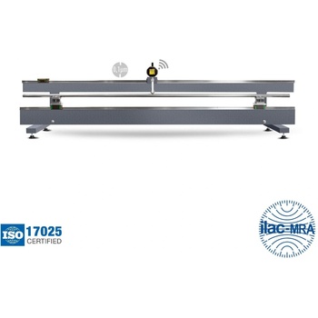 Image 1 of MIROTECH Стенд за линейно 2D измерване праволинейност на тръба Microtech Computerized, Wireless+USB, 27521800, X 0-1800 mm, Z 0-12 mm, X ±0.08 mm, Z ±0.002 mm, ±0, 0001 mm (27521800)