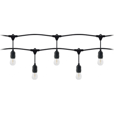 ORNO Venkovní párty osvětlení grilanda VIRONE LG-1 5M E27 3,5m IP44 5x LED E27 1W 3000K 2LG15ME273 – Hledejceny.cz