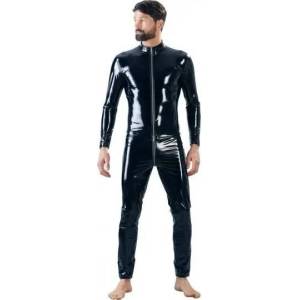 Black Level Черен гащеризон Black Imitation, L