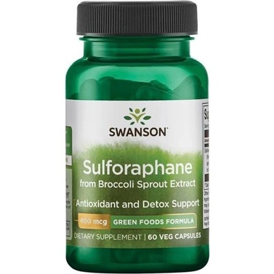 Swanson Sulforafan Brokolicové Klíčky 400 mcg 60 kapslí