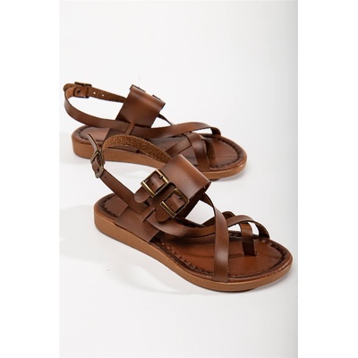 Moda Trend Дамски ежедневни сандали - Цвят Таба #367305 (367305_Кафяво)