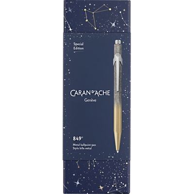 Caran d'Ache 849.224 Cosmic Blue Gold