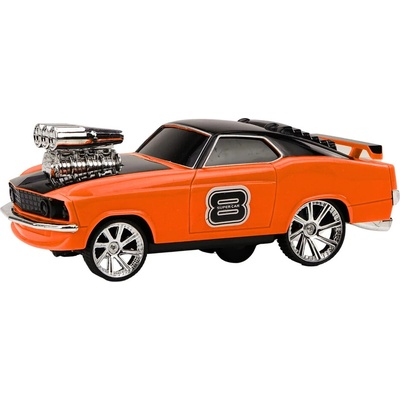 Lean Toys 18566 RC auto Drift 360 so svetlami a zvukmi – oranžové 1:18
