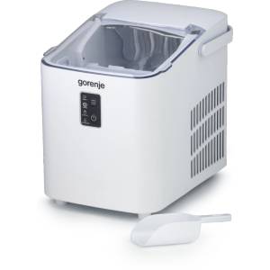 Gorenje Ледогенератор Gorenje IMDW1200W, 2 размера кубчета, Съд за вода 1 л, Дневно количество лед 12 кг, Бързо приготвяне, 120 W, Бял (746004) Ледогенератор