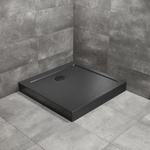 Radaway Doros C Compact Stone квадратно душ корито 90x90 см черен акрил (SDRC9090-05-54S)