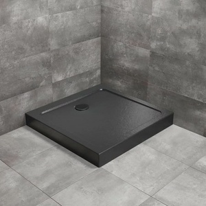 Radaway Doros C Compact Stone квадратно душ корито 90x90 см черен акрил (SDRC9090-05-54S)
