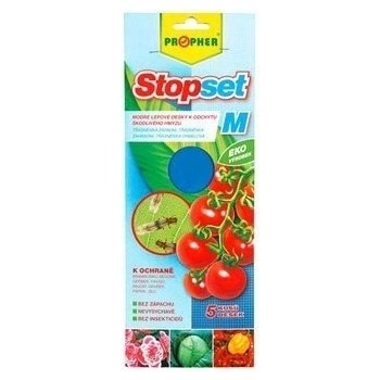 PROPHER Stopset M - modré lepové desky 25x10cm 5ks