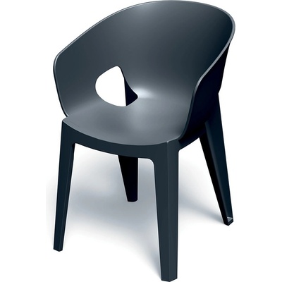 Ferne Židle s područkami PREMO 56 x 59 x 81 cm, uhelná