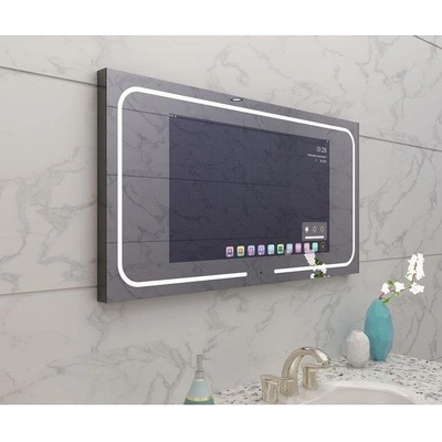 Inter Ceramic Правоъгълно led smart огледало със сензорен екран и нагревател против изпотяване, 107/56 см (icl 1903 smart)