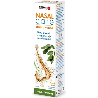 Cemio NASAL care striebro + meď 30 ml