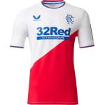 Castore Мъжка футболна фланелка Castore Rangers FC Away Shirt 2022 2023 Mens - White/Red