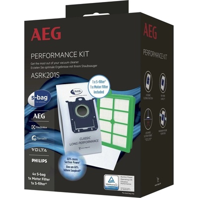 AEG ASRK201S S-Bag Performance sada 4 sáčky + 2 filtry