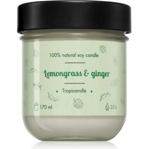 TROPIKALIA Lemongrass & Ginger ароматна свещ 170ml
