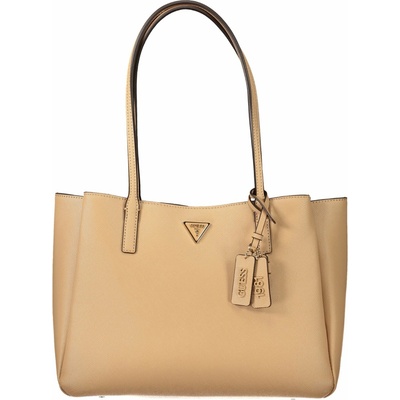Guess Jeans dámska kabelka Bežová 37.0X26.0X17.0cm Bežová