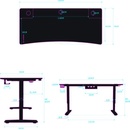 Image 1 of Ultradesk Cruiser Red (UDESK-CR-RD)