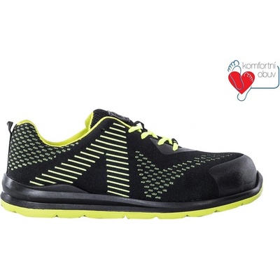 Ardon Flytex S1P Bezpečnostná polotopánka neon čierno-žltá