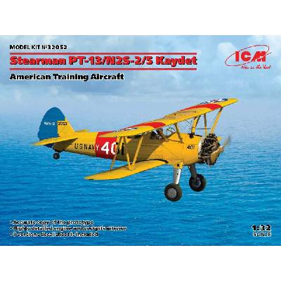 ICM Stearman PT 13/N2S 2/5 Kaydet 1:32