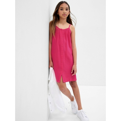 GAP Детски муселинови рокли GAP GAP | Rozov | Момичешки | 104/110