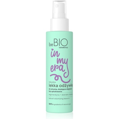 beBIO In My Era Natural Lightweight Volumizing балсам в спрей без отмиване за обем 100ml