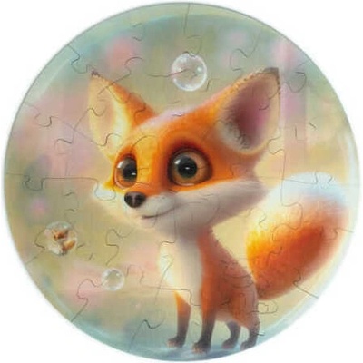 UNIDRAGON Dřevěné fox bubblezz 30 dílků