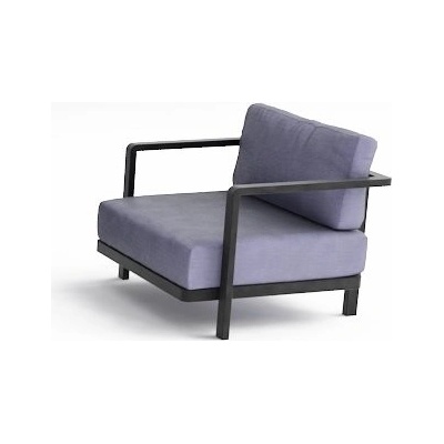 Royal Botania Nízké křeslo Alura Lounge, rám hliník anthracite, bez sedáků