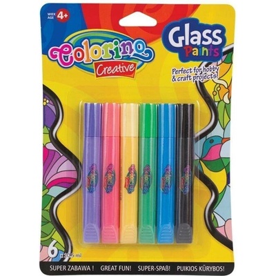 Barvy na sklo vitrážové 6×10,5 ml + fólie glass paints stained glass dekorace na okno zrcadlo šablona motivy vitráž kontura sloupnutí z fólie nalepení – Zbozi.Blesk.cz