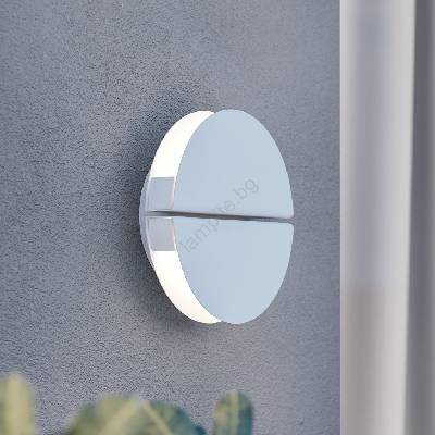 EGLO 902222 - LED Външно стенно осветително тяло VASCELLA LED/5W/230V IP44 бяло (EG902222)