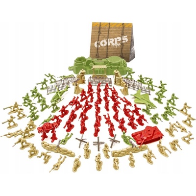 Sada plastových figurek The Corps! - 105 vojáčků pro skvělou zábavu – Zboží Mobilmania