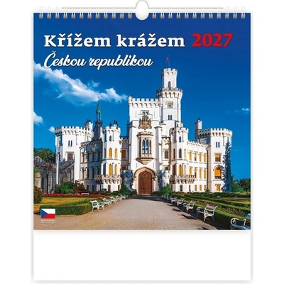 Krížom-krážom Českou republikou| český, 30 x 30 cm 2026