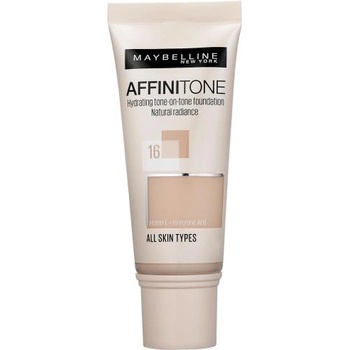 Maybelline Affinitone покриващ фон дьо тен 30 ml нюанс 16 Vanilla Rose