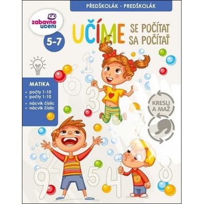 Kresli a maž - Učíme se počítat stíratelný sešit - Ditipo a.s.