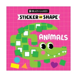 Brain Games - Sticker by Shape: Animals (for Kids Ages 3-6) | Brain Games, Little Grasshopper Books (ISBN: 9781639389193)